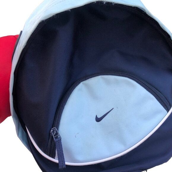 Vintage Nike Bag Blue Knapsack - Picture 9 of 12